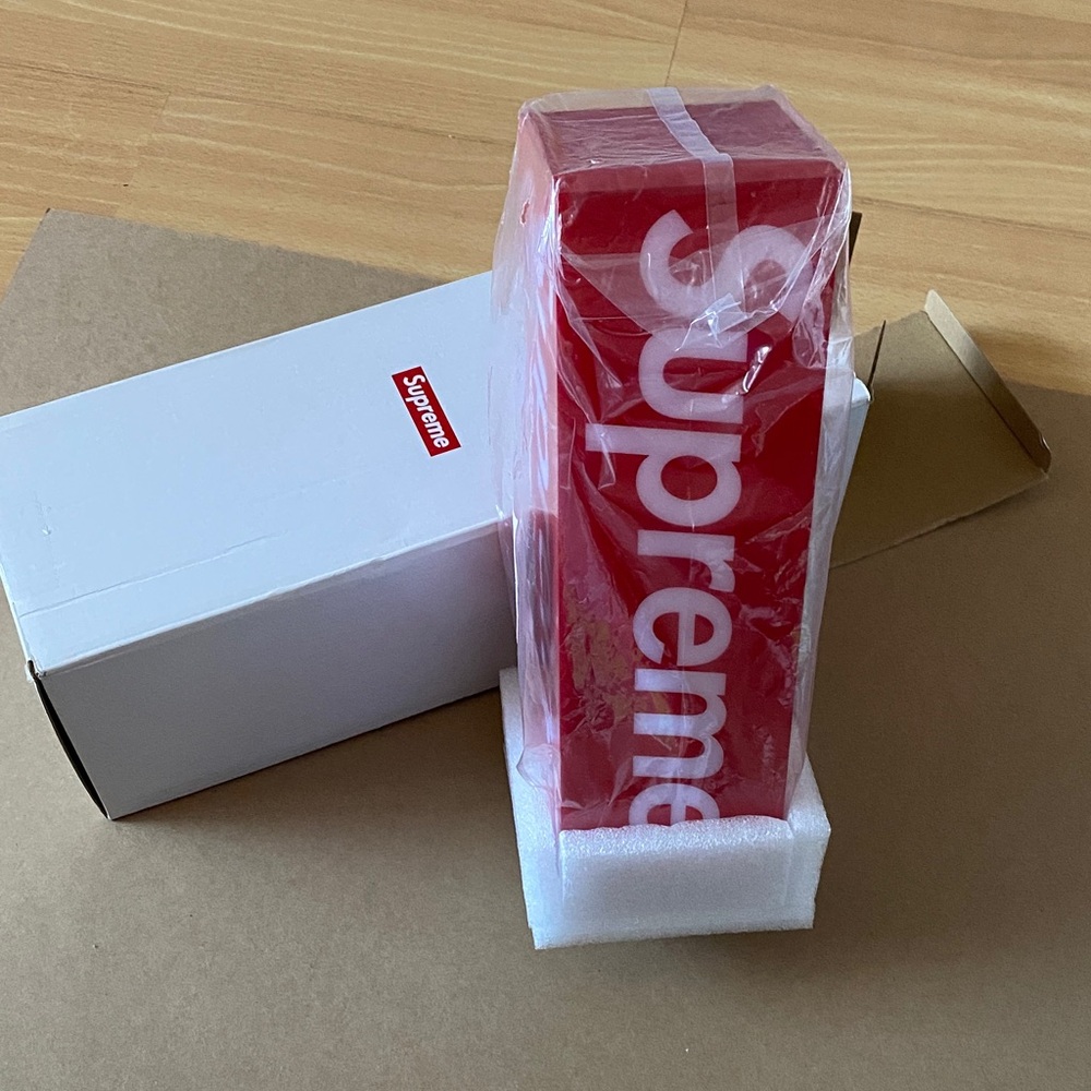SUPREME Box Logo Table Lamp w Power Supply (RED) - Authentic ~ NWT